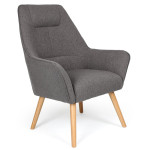 paris prix Fauteuil Scandinave "Watson" 101cm Gris