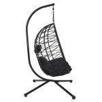 Paris Prix Fauteuil Suspendu "Zadar" 109cm Noir