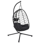 paris prix Fauteuil Suspendu "Zadar" 109cm Noir