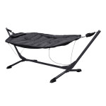 paris prix Hamac en Tissu "Nino" 305cm Noir