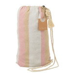 Paris Prix Hamac En Tissu "Rayures" 200cm Beige