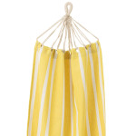 Paris Prix Hamac En Tissu "Rayures" 200cm Jaune