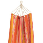 Paris Prix Hamac En Tissu "Rayures" 200cm Orange