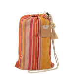 Paris Prix Hamac En Tissu "Rayures" 200cm Orange