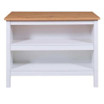 paris prix Ilot de Cuisine "Melina" 124cm Blanc