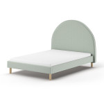 paris prix Lit Adulte Bouclé "Moon" 140x200cm Vert