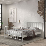 Paris Prix Lit Adulte "Bronxx" 160x200cm Blanc Mat