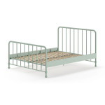 Paris Prix Lit Adulte "Bronxx" 160x200cm Green Mat
