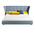 Paris Prix Lit Adulte Design "Purga" 180x200cm Gris