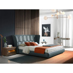 Paris Prix Lit Adulte Design "Purga" 180x200cm Gris