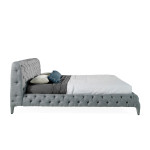 Paris Prix Lit Adulte Design "Soquy" 180x200cm Gris