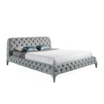 paris prix Lit Adulte Design "Soquy" 180x200cm Gris