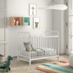 Paris Prix Lit Bébé "Bronxx" 60x120cm Blanc Mat