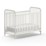 paris prix Lit Bébé "Bronxx" 60x120cm Blanc Mat