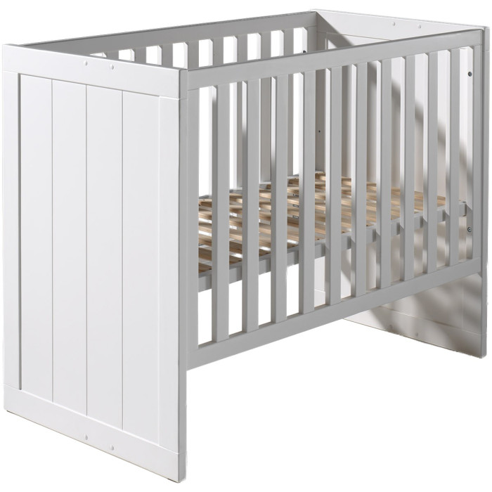 Paris Prix Lit Bébé En Bois "Erik" 60x120cm Blanc
