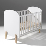 Paris Prix Lit Bébé "Kiddy" 60x120cm Blanc