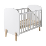 paris prix Lit Bébé "Kiddy" 60x120cm Blanc