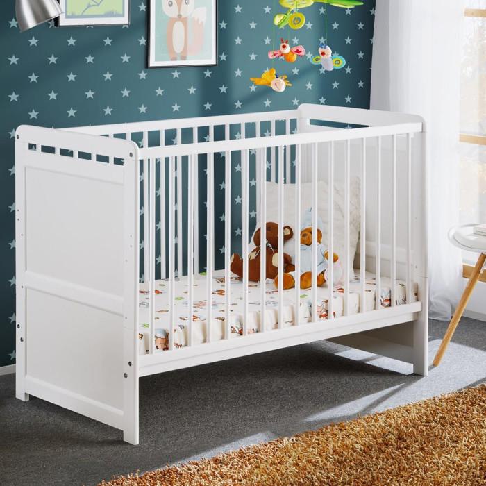 Paris Prix Lit Bébé "Tymek" 60x120cm Blanc