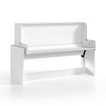 Paris Prix Lit Bureau Enfant "Denver" 90x200cm Blanc
