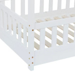 Paris Prix Lit Cabane Design "Bosco" 90x90cm Blanc