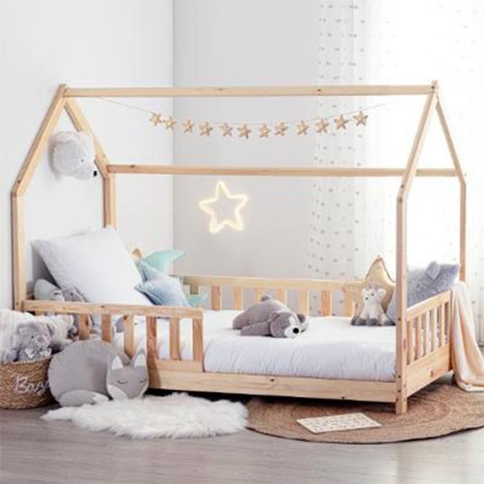 Paris Prix Lit Cabane "Enfant" 90x190cm Naturel