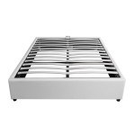 Paris Prix Lit Coffre Design "Niura" 180x200cm Blanc