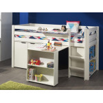 Paris Prix Lit Combiné "Pino I" 90x200cm Blanc