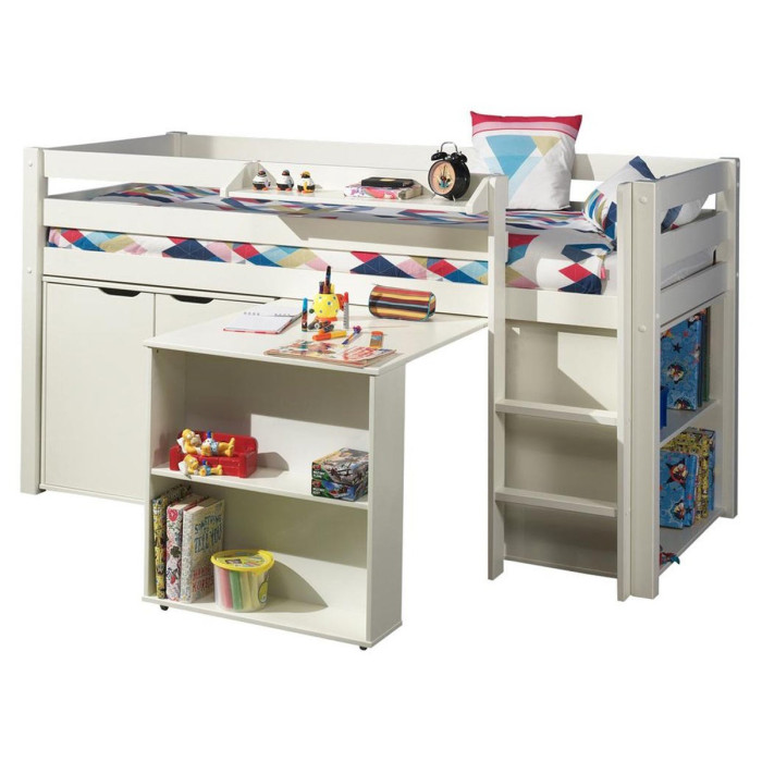 Paris Prix Lit Combiné "Pino I" 90x200cm Blanc