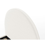 Paris Prix Lit Enfant Bouclé "Moon" 90x200cm Blanc
