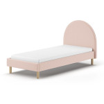 paris prix Lit Enfant Bouclé "Moon" 90x200cm Rose