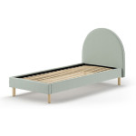Paris Prix Lit Enfant Bouclé "Moon" 90x200cm Vert