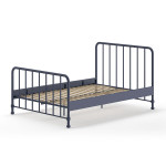 Paris Prix Lit Enfant "Bronxx" 140x200cm Bleu Mat