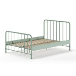 Paris Prix Lit Enfant "Bronxx" 140x200cm Vert Mat