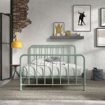 Paris Prix Lit Enfant "Bronxx" 140x200cm Vert Mat
