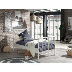 Paris Prix Lit Enfant "Bronxx" 90x200cm Blanc Mat