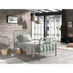 Paris Prix Lit Enfant "Bronxx" 90x200cm Vert Mat
