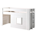 paris prix Lit Enfant Cabane "Noah" 90x200cm Blanc