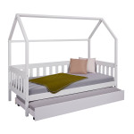 Paris Prix Lit Enfant Cabane "Pedro" 90x200cm Blanc