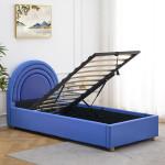 Paris Prix Lit Enfant Design "Arche" 90x190cm Bleu
