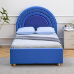 Paris Prix Lit Enfant Design "Arche" 90x190cm Bleu