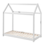 paris prix Lit Enfant Design "Cabane" 70x140cm Blanc