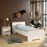 Paris Prix Lit Enfant Design "London" 90x200cm Blanc