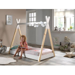 Paris Prix Lit Enfant Design "Tipi" 70x140cm Blanc