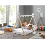 Paris Prix Lit Enfant Design "Tipi" 90x200cm Blanc