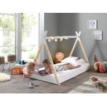 Paris Prix Lit Enfant Design "Tipi" 90x200cm Blanc