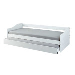 Paris Prix Lit Enfant Gigogne "Léana" 90x200cm Blanc