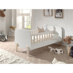 Paris Prix Lit Enfant "Kiddy" 70x140cm Blanc