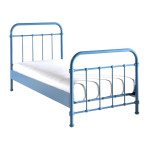paris prix Lit Enfant Métal "New York" 90x200cm Bleu