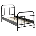 Paris Prix Lit Enfant Métal "New York" 90x200cm Noir