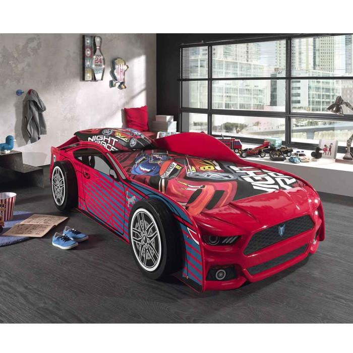 Paris Prix Lit Enfant "Panther Power" 90x200cm Rouge